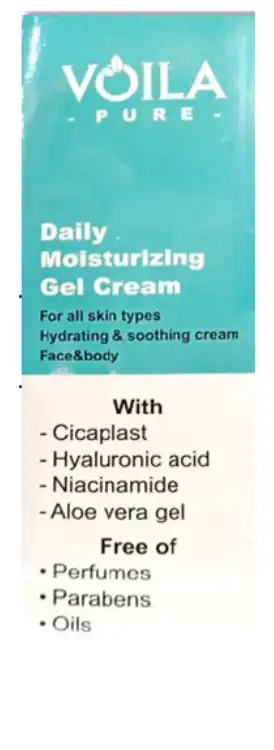VOILA PURE DAILY MOISTURIZING GEL CREAM For all skin types, 200ML