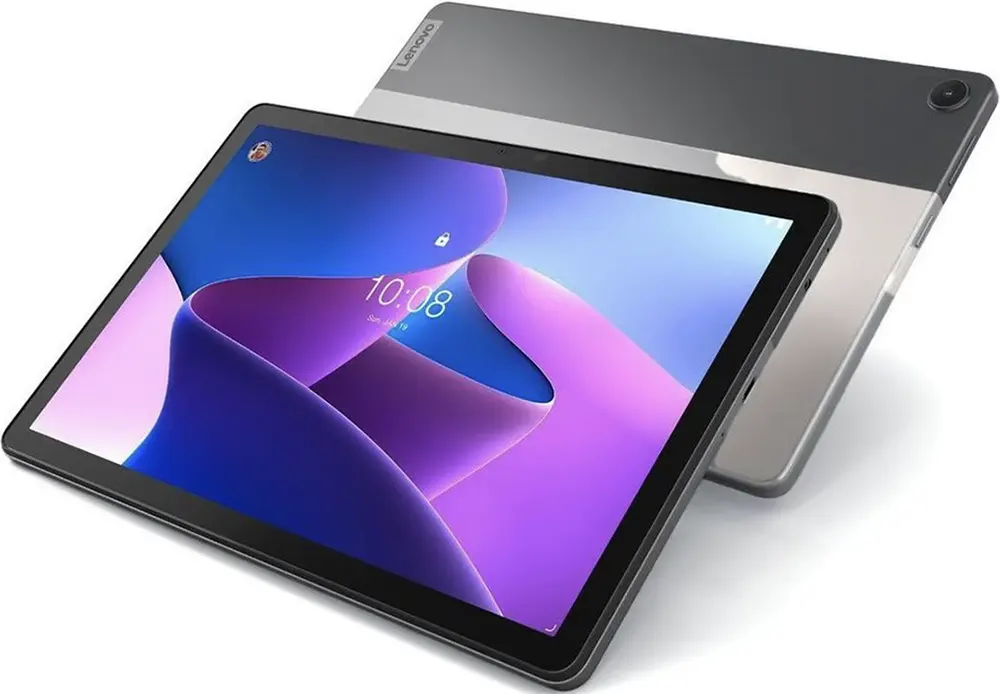 Lenovo Tab M10 3rd Gen Tablet, 10.1 Inch Display, 64GB Internal Memory, 4 GB RAM, 4G LTE Network, Storm Grey + Bumper Case