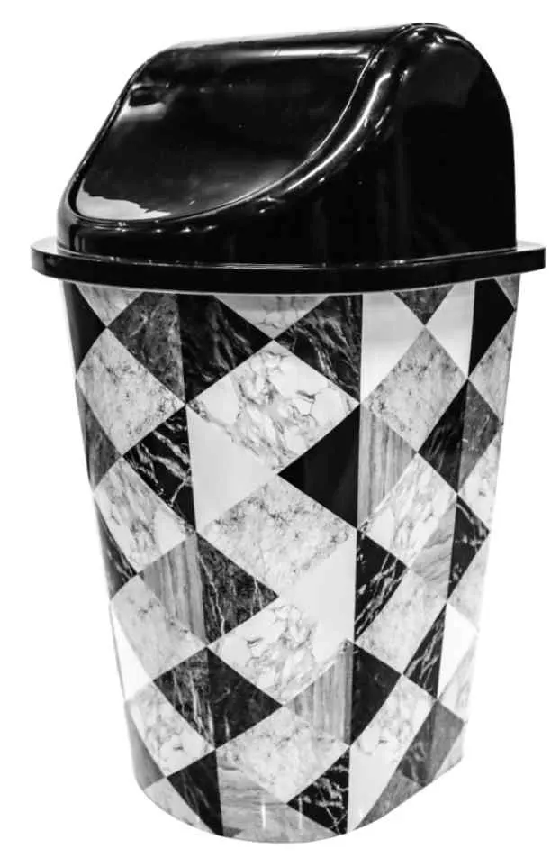 El Wataniya Toffee plastic wastebasket , size 3, black