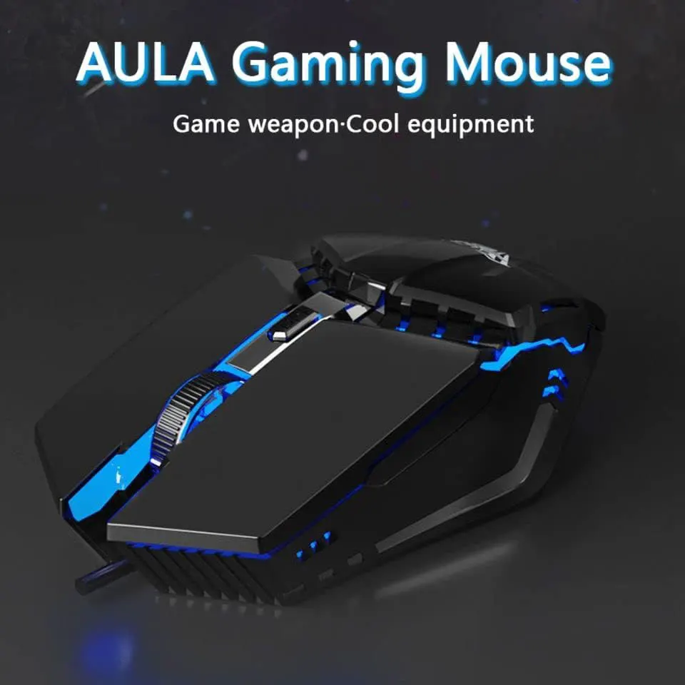 Aula Wired Gaming Mouse , 1200 DPI, RGB lighting, Black, S31