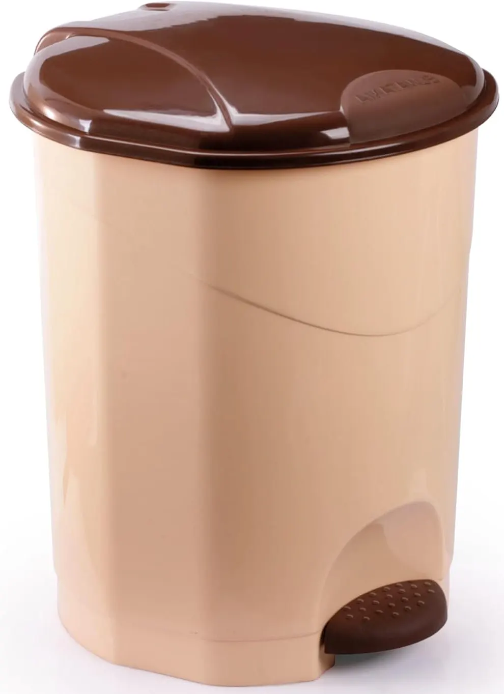El Watania Rocky Plastic Trash Can, Beige