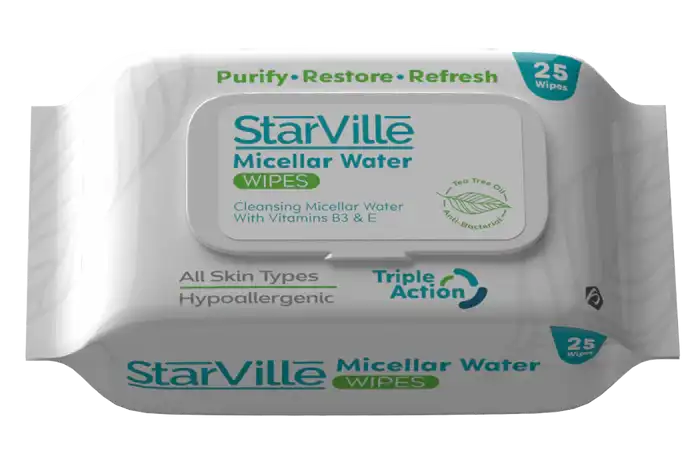 StarVille Micellar Water Wipes 25