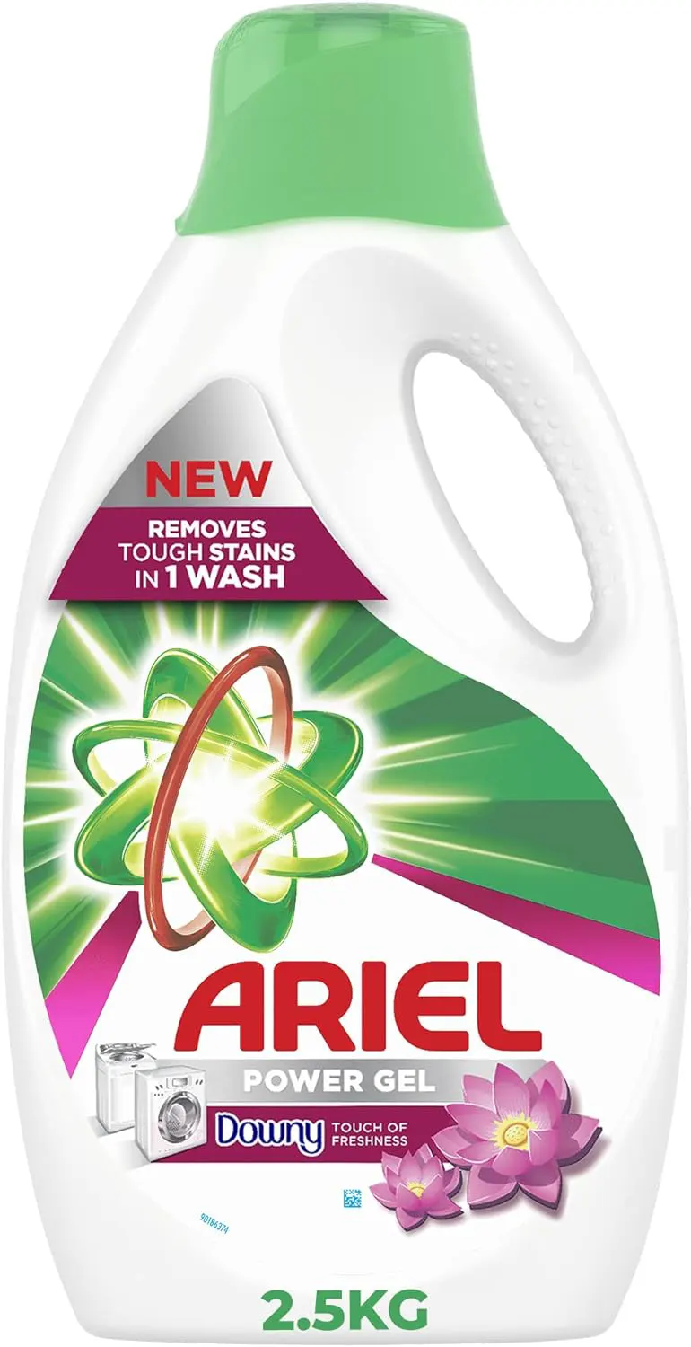 اريال جل للملابس البيضاء والالوان،برائحة داوني ،2.5 لتر