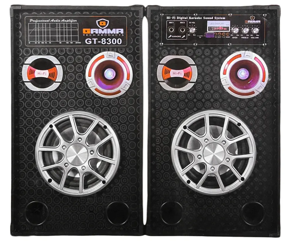 Gamma Subwoofer, 25 Watt, LED Display, Black, GT-8300