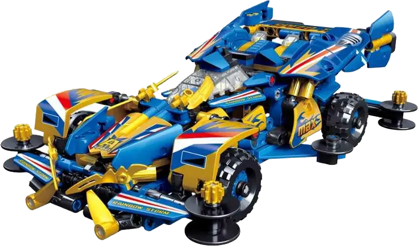 Drift Four-Wheel Car Building Kit, 609 Piece, 821