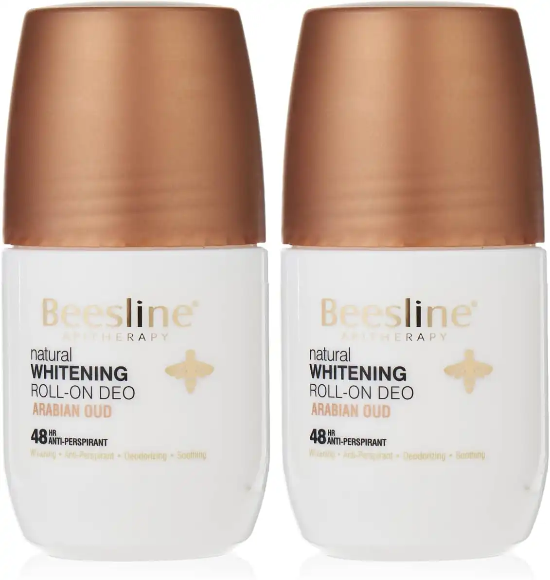 Beesline Arabic Oud Deodorant, Roll On, Offer (1+1)