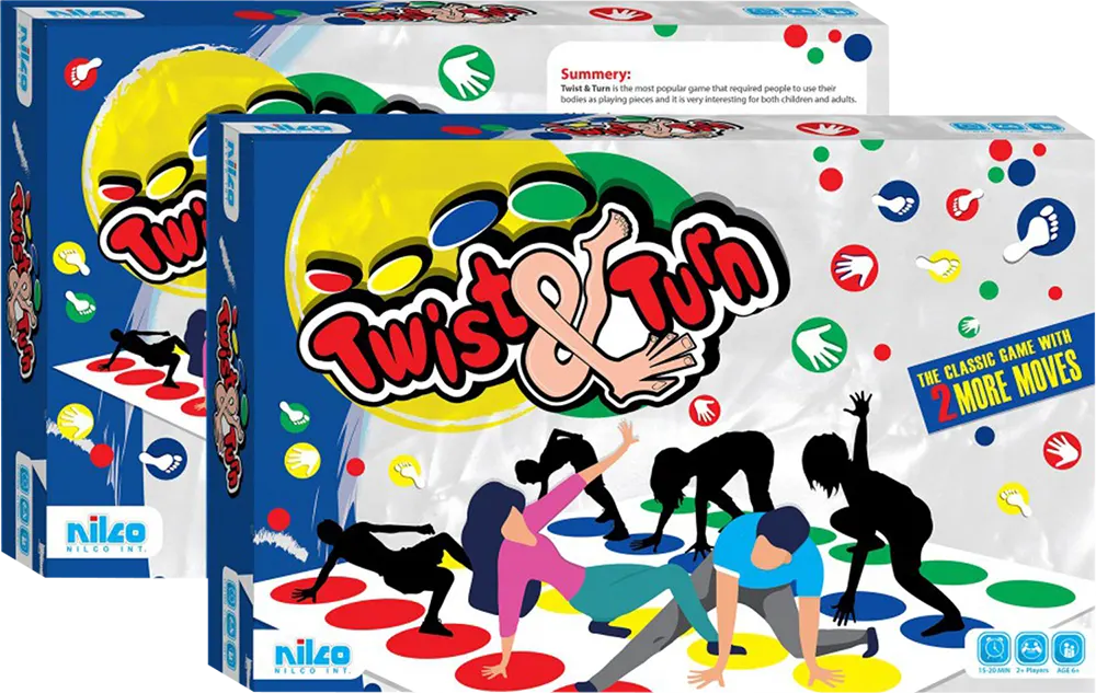 Nilco Twist and Turn Game, 2 to ten players