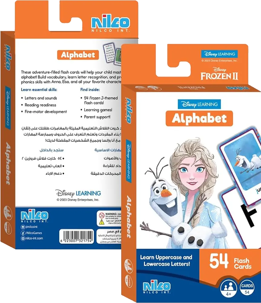 Nilco Frozen Alphabet Cards Game