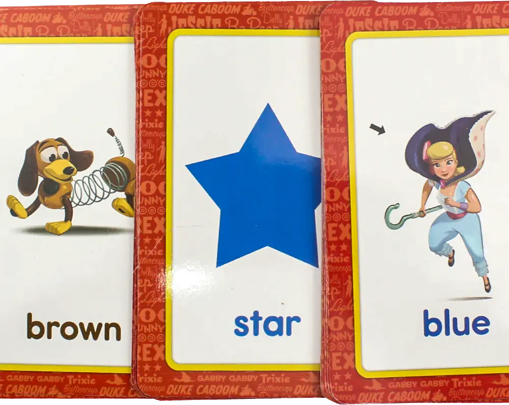 Nilco Disney Toy Story 4 Cards Game Teaches Shapes And Colors