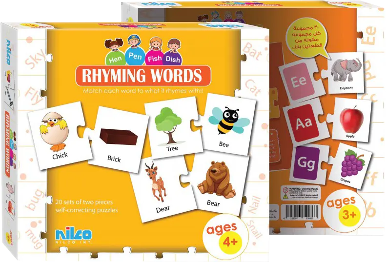 Nilco Cards Game Rhyming Words