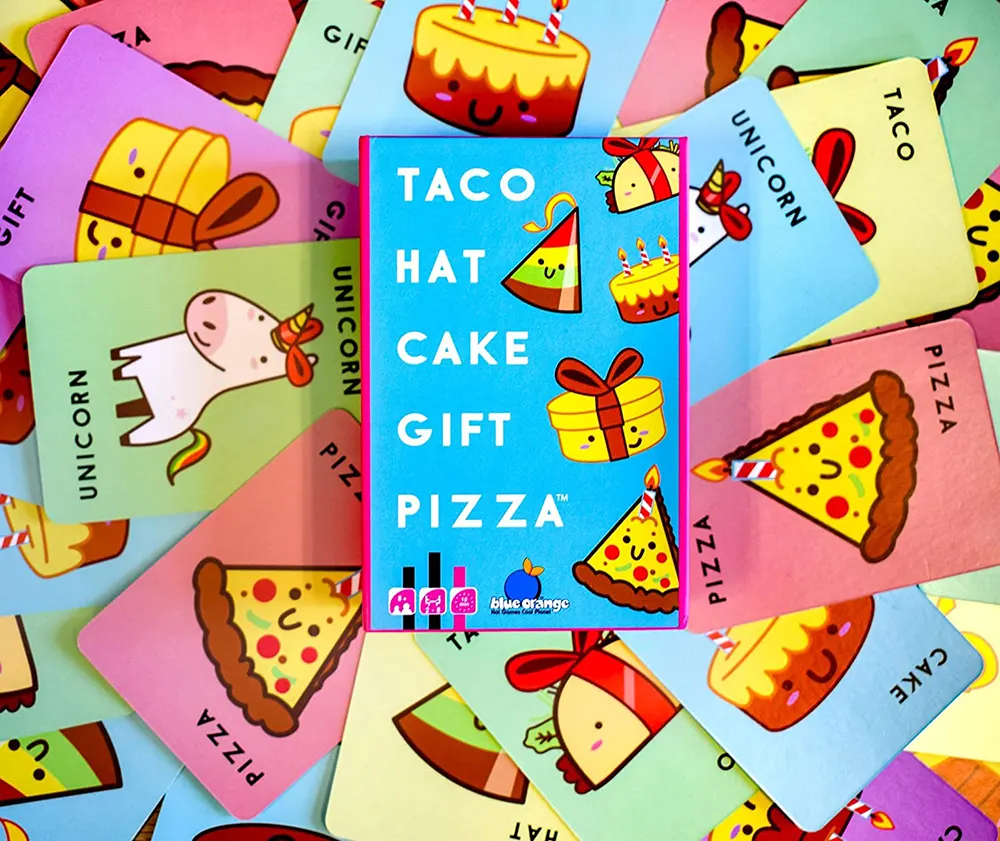 Nilco Taco, Hat, Cake, Gift, Pizza Cards Game