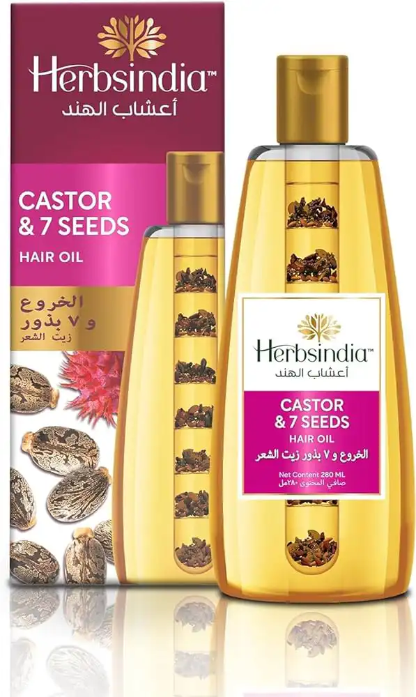 Herbsindia Castor & 7 Seeds Hair Oil 280 ml