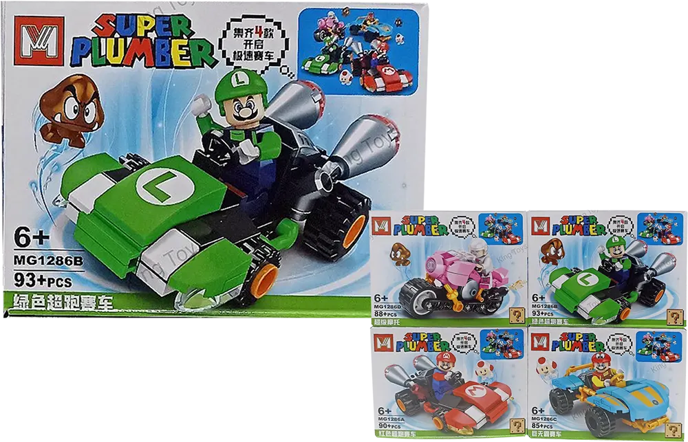 Super Mario Building Kit, Multi-shapes, 1286