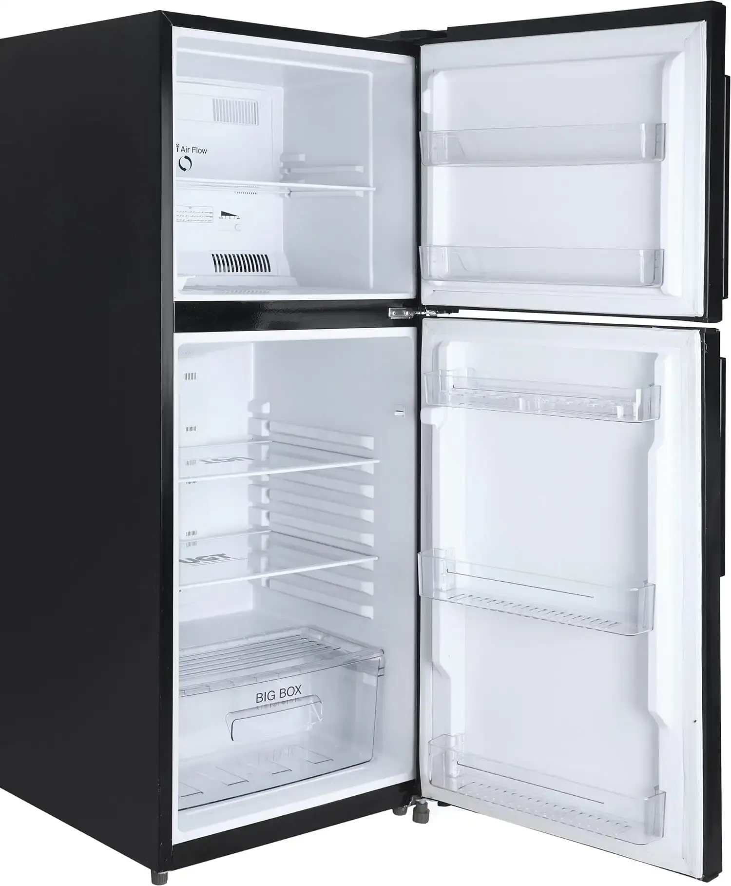 Unionaire No Frost Refrigerator, 330 litres, 2 doors, black, URN-400LBLBA-MDS