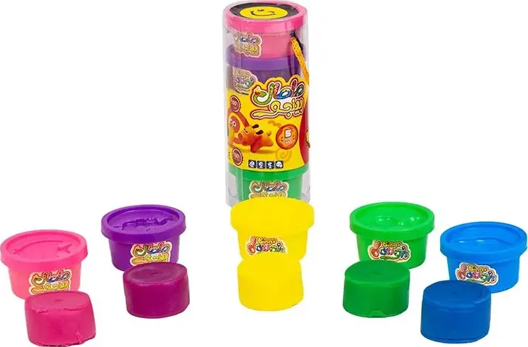Bingo Multi-Colored Clay, 5 Pieces, 3663