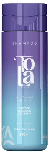 TOLA HAIR Shampoo Anti Dandruff & Anti Fall Hair Shampoo  250ml