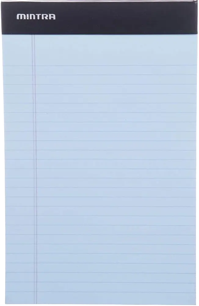Mintra Notepad, 50 Sheets, Lined, A4, Colored