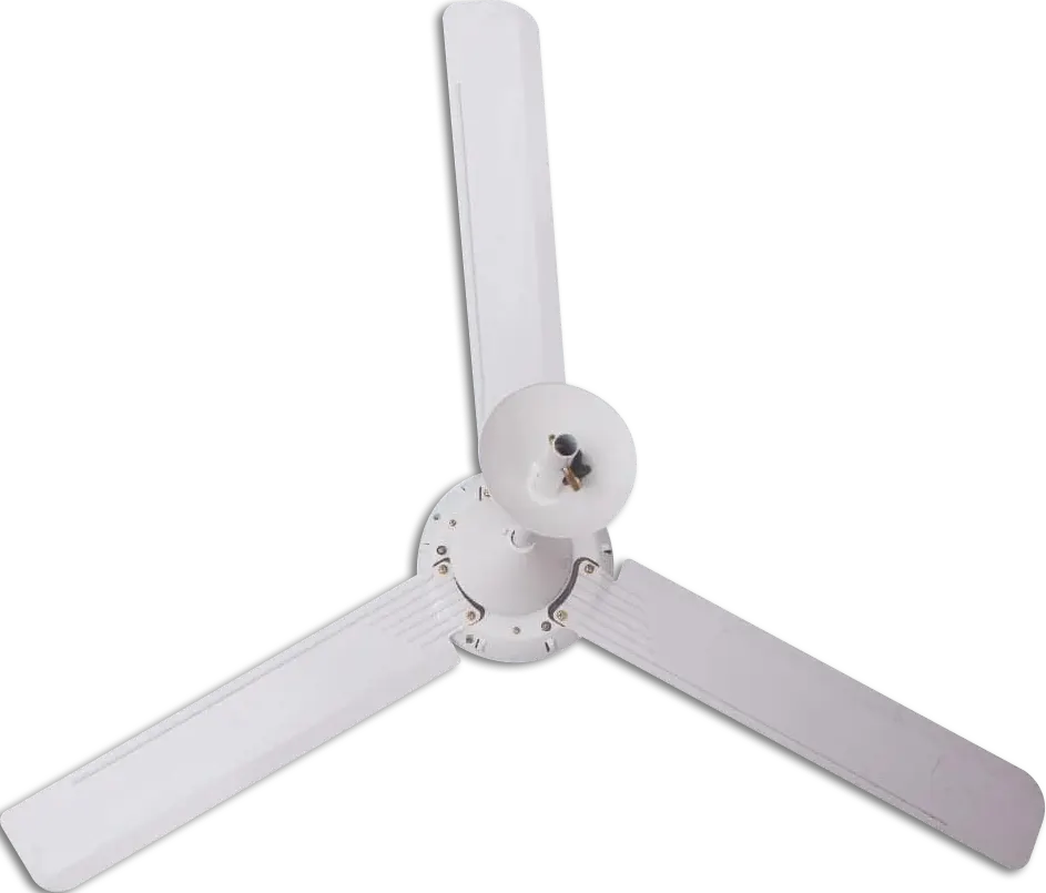 Black and White Ceiling Fan, 60 Inch, 5 Speeds, White, CF-6000