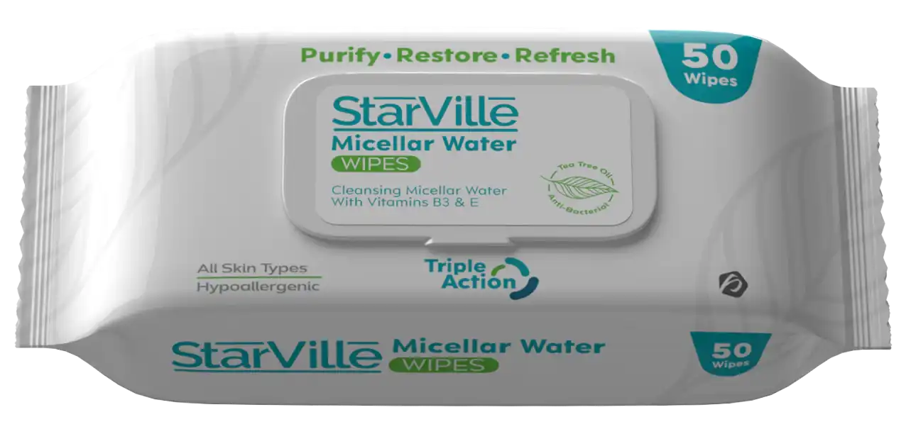 StarVille Micellar Water Wipes 50