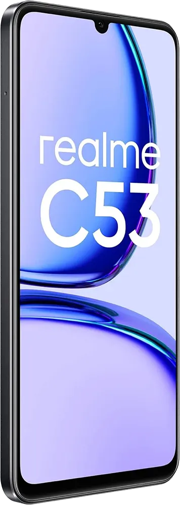 Realme C53 Dual SIM Mobile Phone, 128GB Memory, 6GB RAM, 4G LTE, Mighty Black