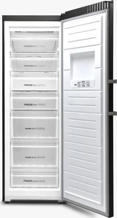 White Whale No Frost Upright Freezer, 7 Drawers, Digital display, Silver Stainless Steel, WF.3070HSS