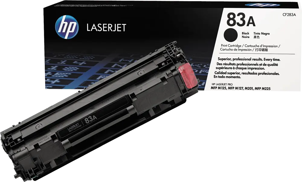 HP Toner Cartridge, 1600Pages, Black, 83A