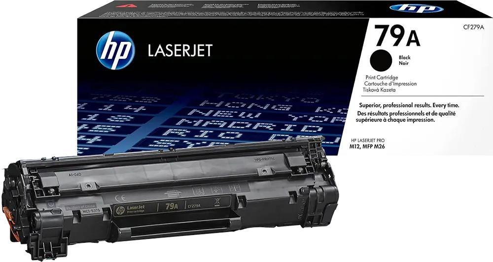 HP Toner Cartridge, 1600Pages, Black, 79A