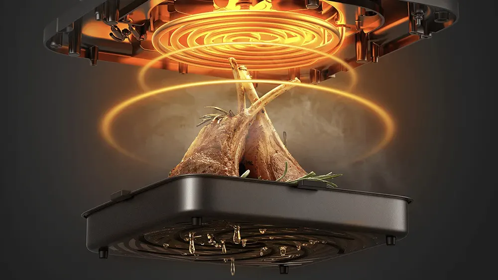 Xiaomi Air Fryer without Oil, Smart, 1800 Watt, 6.5 Liters, Digital Display, White, MAF10