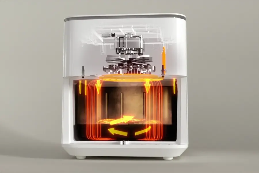 Xiaomi Air Fryer without Oil, Smart, 1800 Watt, 6.5 Liters, Digital Display, White, MAF10