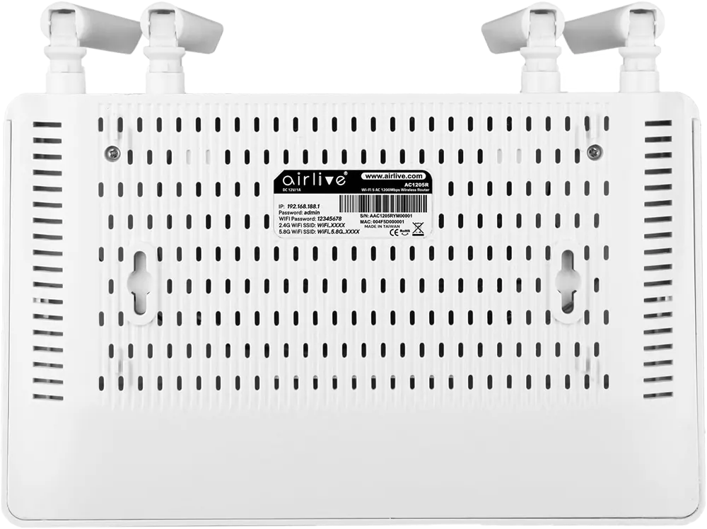 اكسس بوينت اير لايف لاسلكية، 5 منافذ، نطاق مزدوج، سرعة 100 ميجا بت في الثانية، أبيض، AC1205R