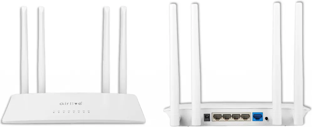 Access Point Airlive Wireless, 5 Ports, Dual Band, 100Mbps Speed, White, AC1205R
