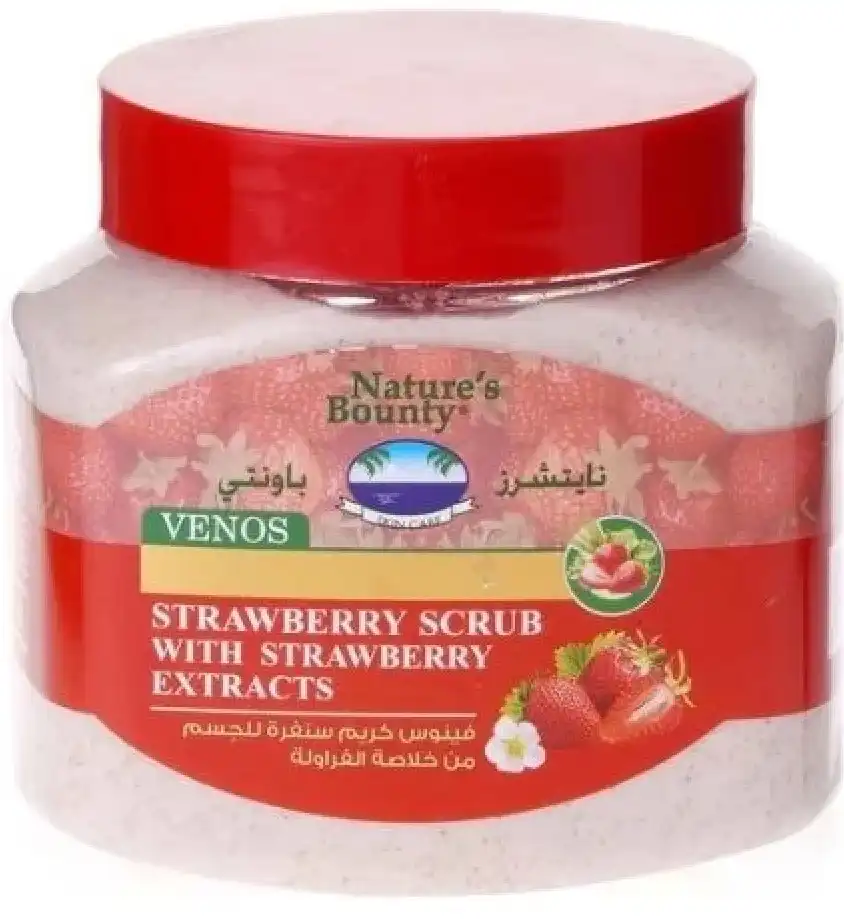 Nature's Bounty Venos Strawberry Scrub 600 Gm