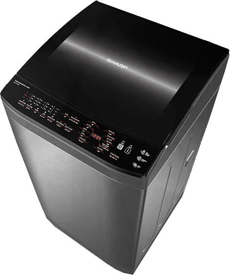 Sharp Top Loading Washing Machine, 11 Kg, Digital Display, Dark Silver, ES-TN11GDSP