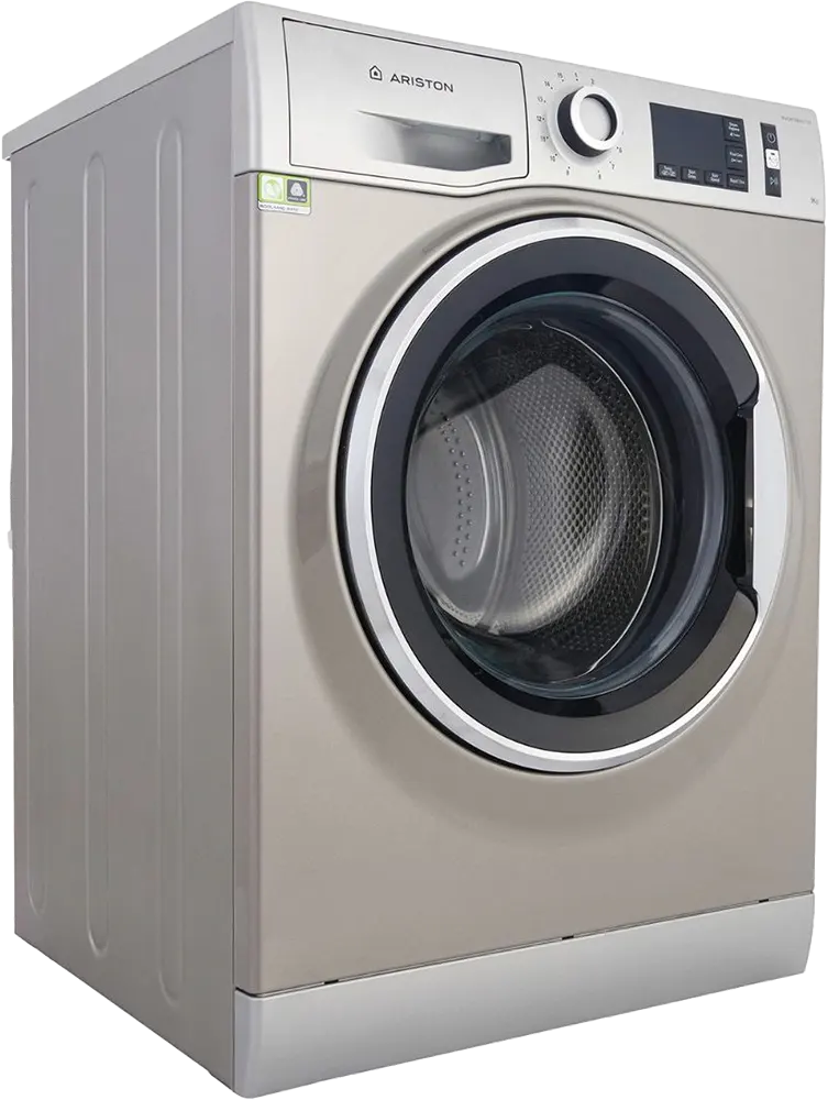 Ariston Full Automatic Washing Machine, Front Loading, 11 Kg, 1400 RPM, Digital Display, Inverter, Steam, Silver, NLM11 946 SC A EX
