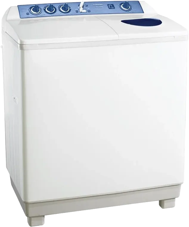 غسالة ملابس توشيبا نصف أوتوماتيك، 10 كيلو، طلمبة ، أبيض، VH-1000P