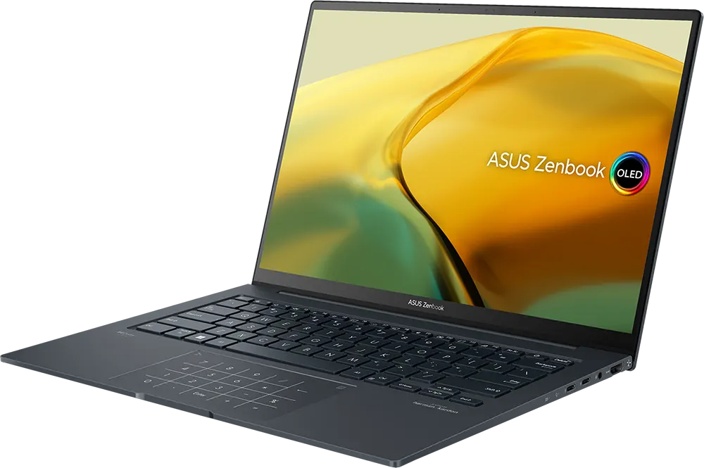 Laptop ASUS Zenbook 14X OLED UX3404VC-OLED009W Intel Core I9-13900H, 32GB RAM, 1TB SSD Hard Disk, NVIDIA® GeForce RTX™ 3050 4GB Graphics Card, 14.5" 2.8K OLED Display, Windows 11, Grey