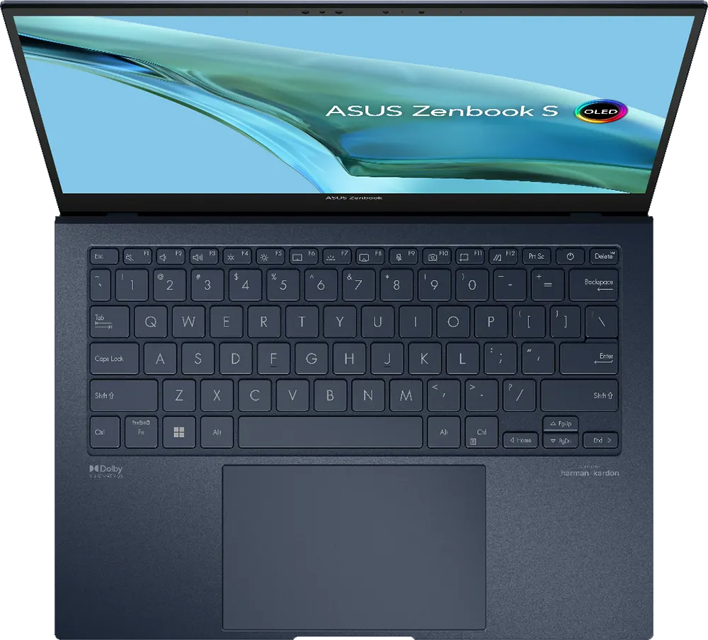 Laptop Asus Zenbook S 13 OLED UX5304MA-NQ007WS Intel Core Ultra 7155U, 16GB RAM, 1TB SSD Hard Disk, 13.3" OLED Display, Windows 11, Ponder Blue