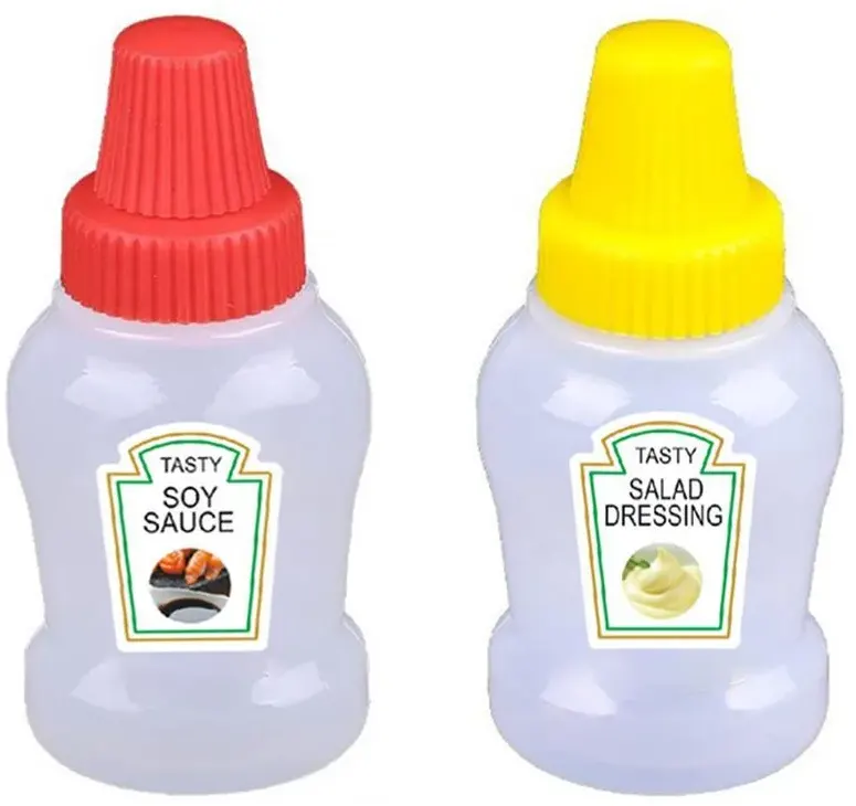 زجاجة كاتشب صغيرة ، 2 قطعة