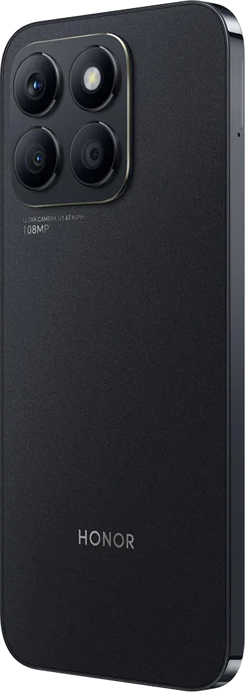 Honor X8B Dual SIM Mobile, 512GB Internal Memory, 8GB RAM, 4G LTE, Midnight Black + (Earbuds X6 For Free)