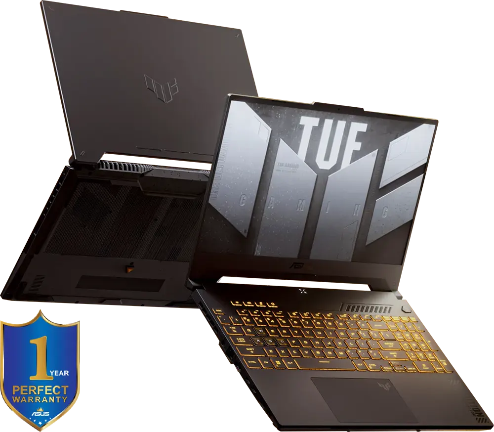 Asus TUF F15 FX507ZC4-HN081W Gaming Laptop, Intel® Core™ I5-12500H, 12th Gen, 8GB RAM, Hard Disk 512GB SSD,  NVIDIA® GeForce RTX™ 3050 4GB GDDR6 Graphic Card, 15.6 Inch FHD Display, Windows 11, Mecha Gray