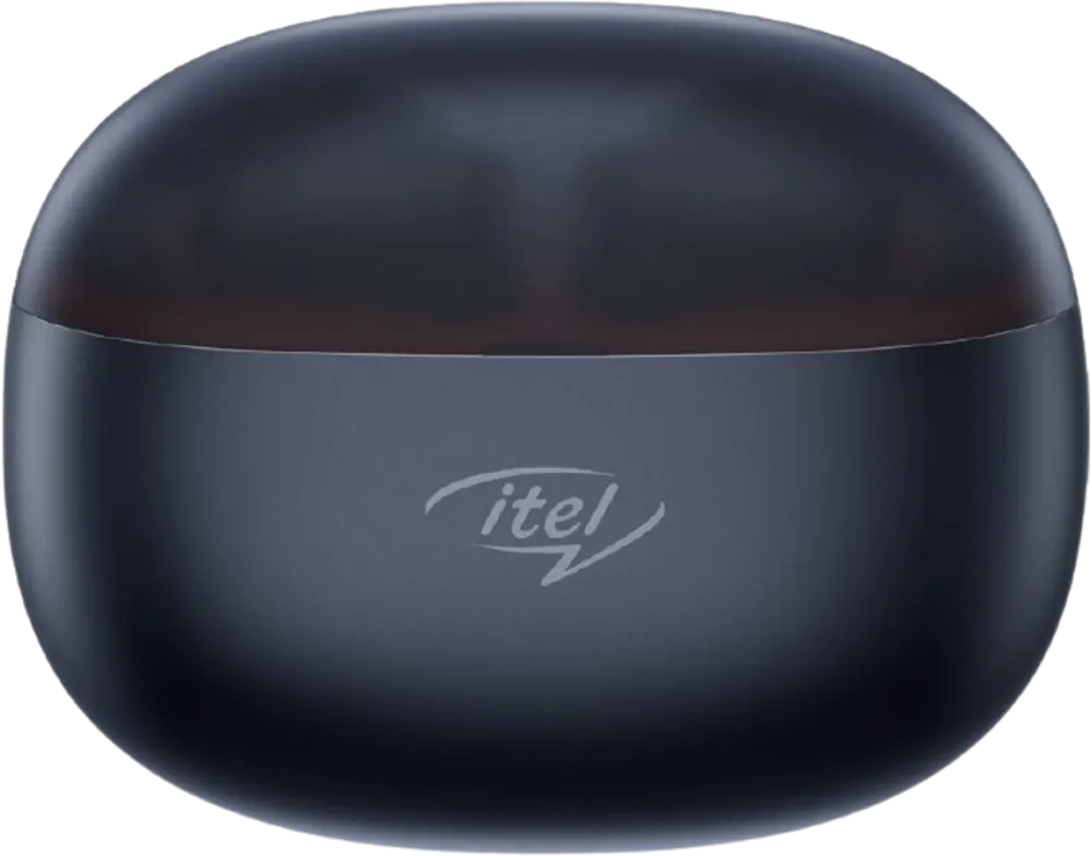 Itel Earbuds T11 , Bluetooth 5.3, Water resistant, 400mAh Battery, Touch Control, Black