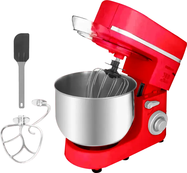 Black and White Professional Stand Mixer, 2200 Watt, 8 Liters, Red, SM-822