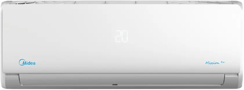 تكييف هواء سبليت ميديا ميشن برو 1.5 حصان، بارد -ساخن، بلازما، أبيض، MOCT-12HR-N