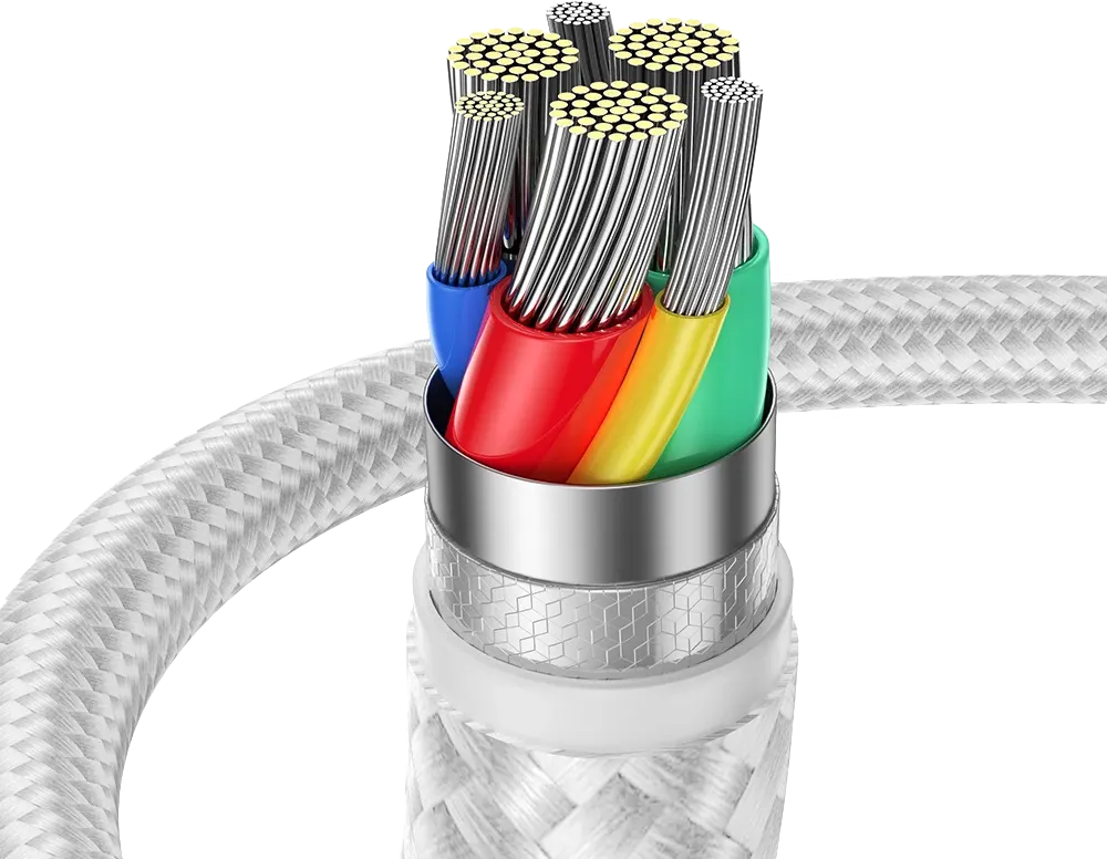 Joyroom Fast Charging Data Cable, 2.4Am USB-A TO Micro, 1.2m, A-UM018A11, White