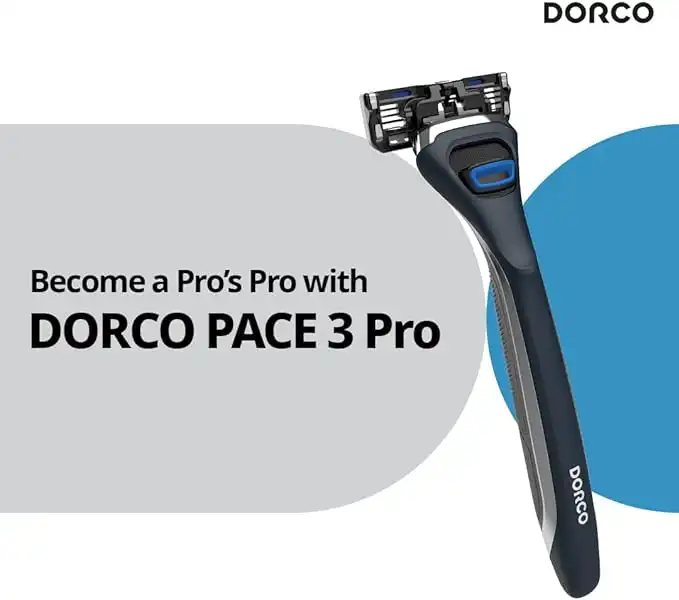 DORCO PACE 3  Blade Shaving Technology The triple-blade system