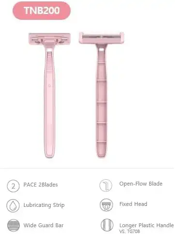 DORCO EVE 2 FOR WOMEN 5 BLADES RAZOR + 1 FREE