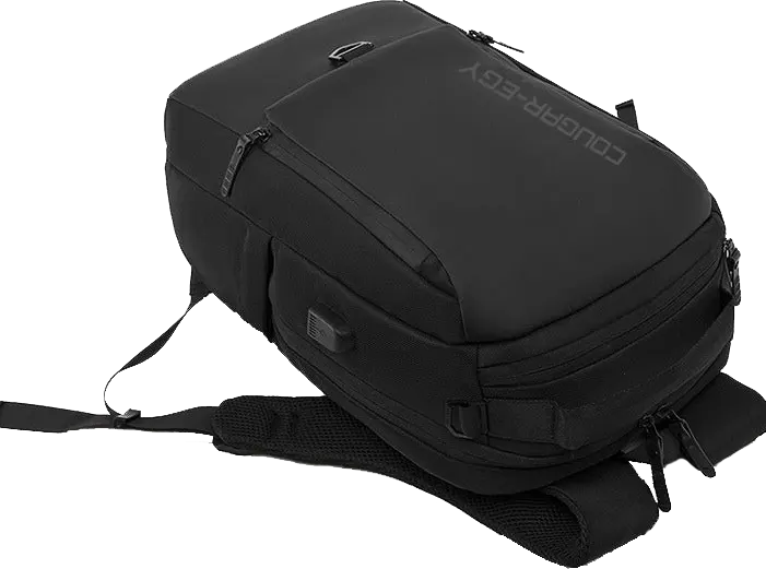 Cougar Laptop Backpack, 15.6 Inches, Waterproof, Black, 8835