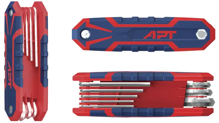 APT Hexagon Wrench Set, 7 Pieces,Long Hexagon ,AH511501-7