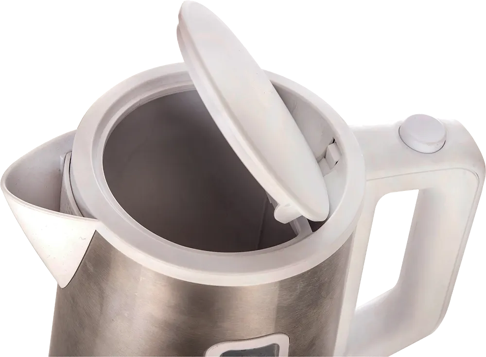 MediaTech Stainless Steel-Plastic Electric Water Kettle, 1.7 Liter, 2200 Watt, Silver, MT-K130