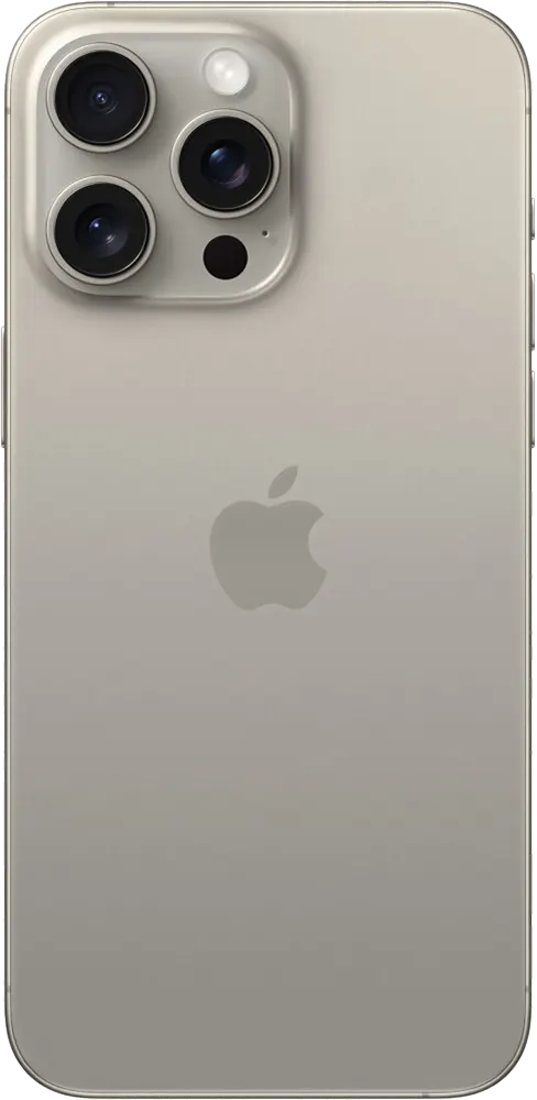 iPhone 15 Pro Max Dual SIM Mobile, 256GB Internal Memory, 8GB RAM, 5G Network, Natural Titanium